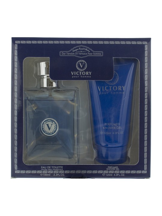 Set Designer Francese: Victory Eau De Toilette uomo 100ml + Victory Shower Gel 120ml