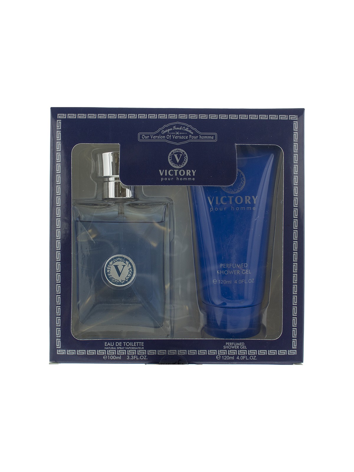 Set Designer Francese: Victory Eau De Toilette uomo 100ml + Victory Shower Gel 120ml