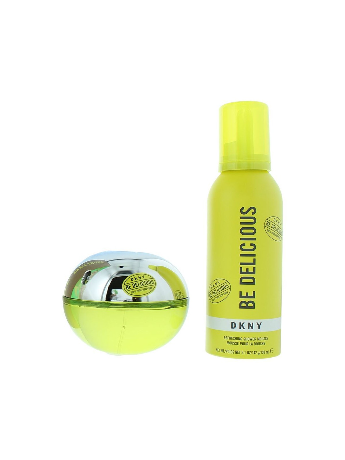 Set Dkny: Be Delicious Eau De Parfum donna 100ml + Be Delicious Cleansing Shower Mousse 150ml