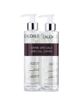 Set Duo Caudalie Acqua Micellare Detergente Caudalie per Tutti i Tipi di Pelle 2 pezzi 200ml