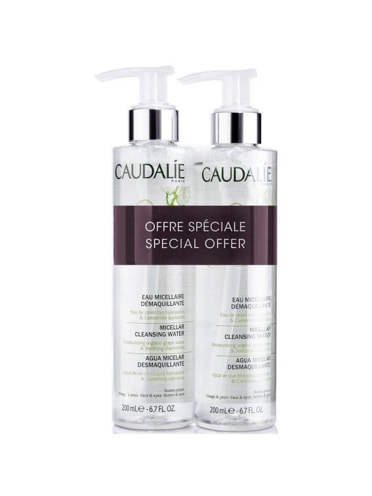 Set Duo Caudalie Acqua Micellare Detergente Caudalie per Tutti i Tipi di Pelle 2 pezzi 200ml