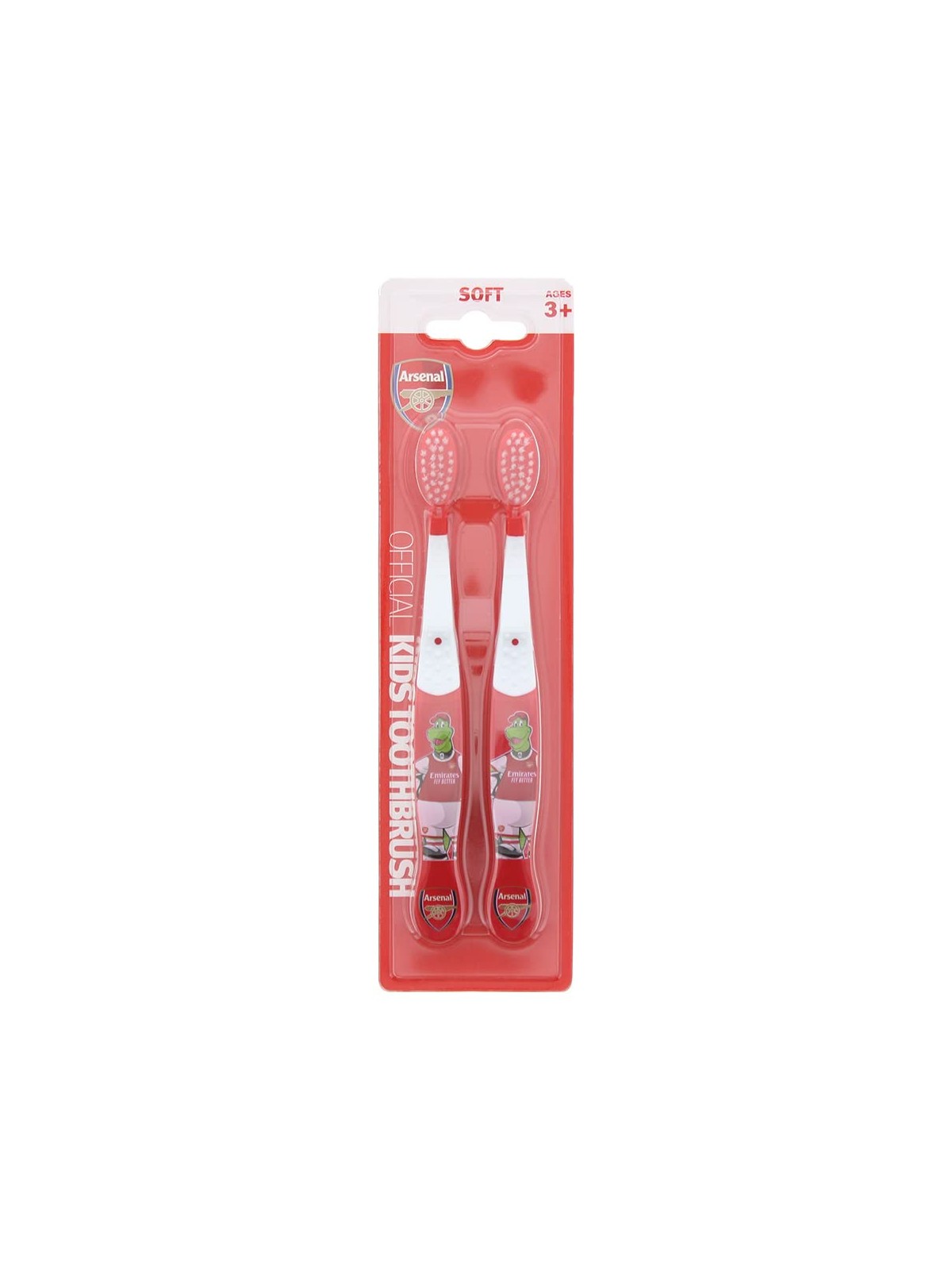 Set Duo Spazzolino da Denti Epl Arsenal Rosso 2 pezzi