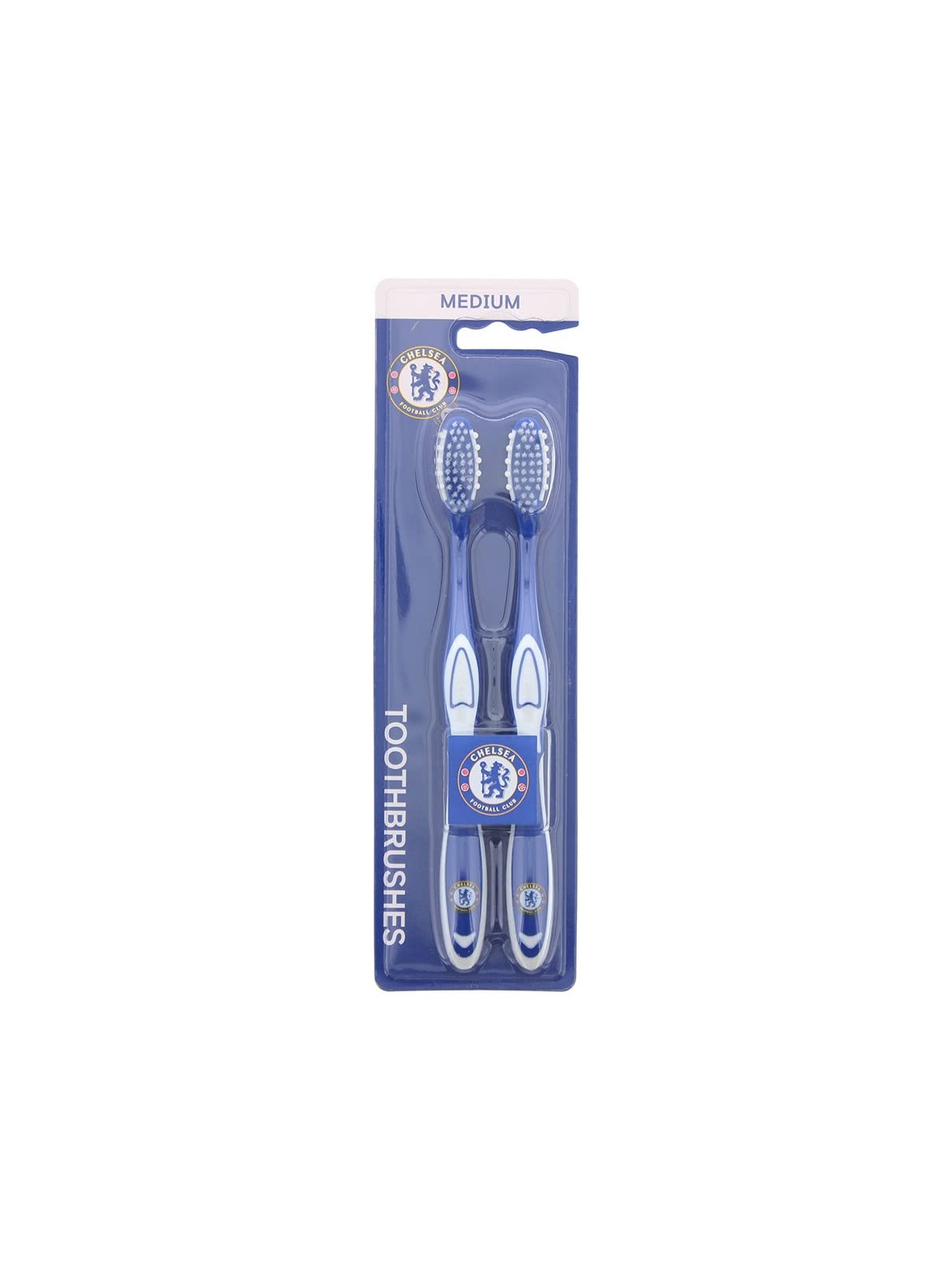 Set di 2 spazzolini elettrici Chelsea Duo Epl blu e bianco.