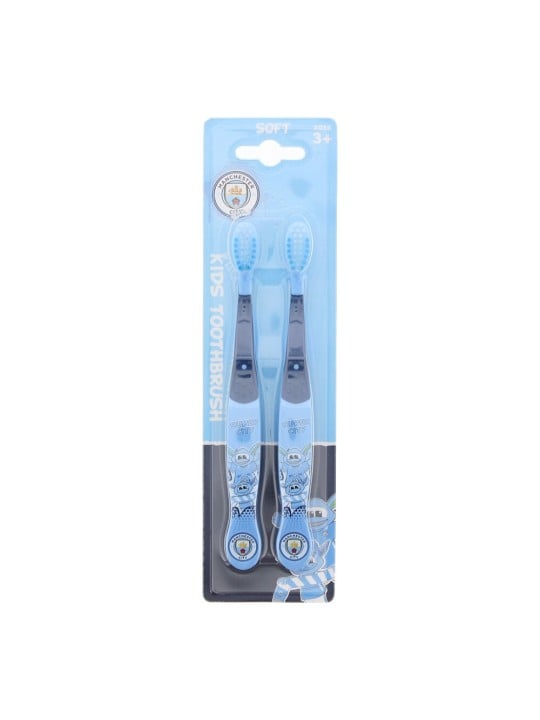 Set Duo Spazzolino da denti Epl Manchester City Blu 2 pezzi