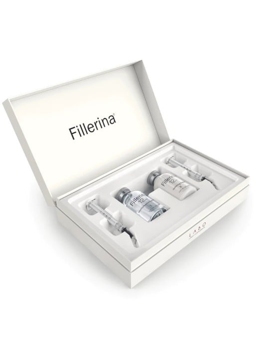 Set Duo Labo Fillerina 12HA Filler Densificante Grado 4 Gel Trattamento Locale Antirughe e Rassodante per il Viso 2 pezzi 30ml