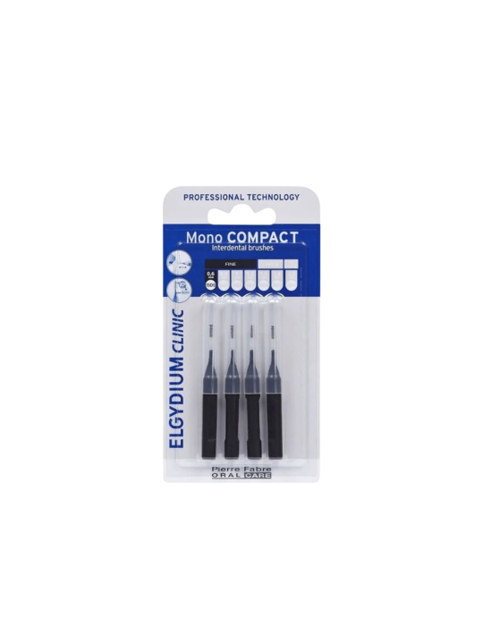 Set di 4 spazzolini interdentali Elgydium neri