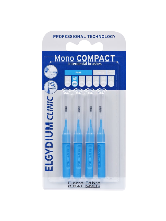 Set di 4 spazzolini interdentali Elgydium blu