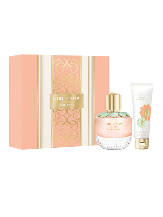 Set Elie Saab: Girl Of Now Lovely Eau De Parfum donna 50ml + Girl Of Now Lovely Hydrates Body Lotion Body 75ml