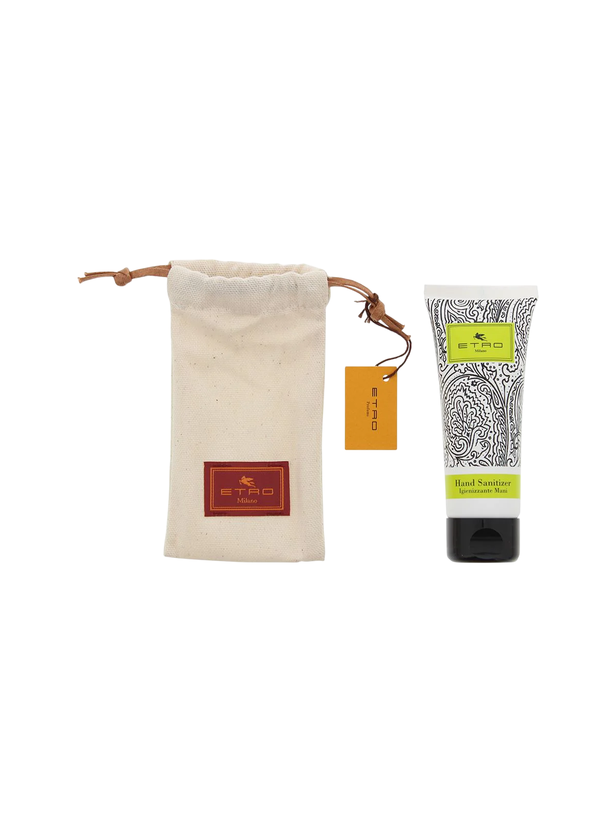 Set Etro: Gel disinfettante mani Pegaso 75ml + pochette in tessuto Etro in omaggio
