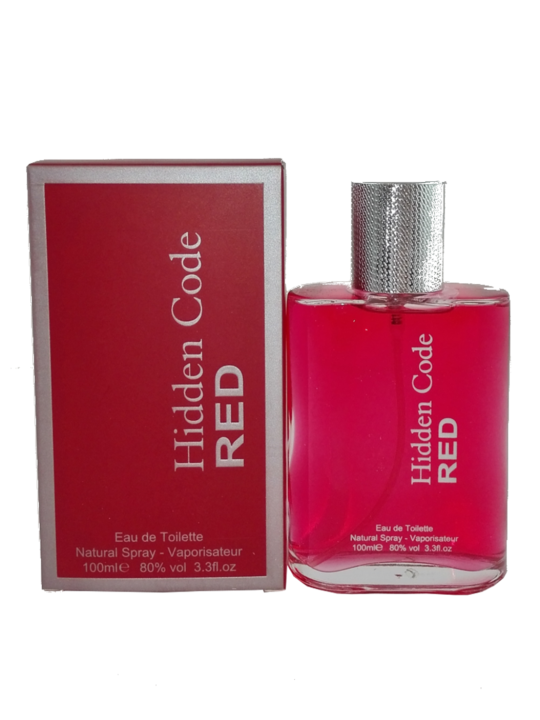 Set di profumeria pregiata Hidden Code Red Eau De Toilette uomo 100ml
