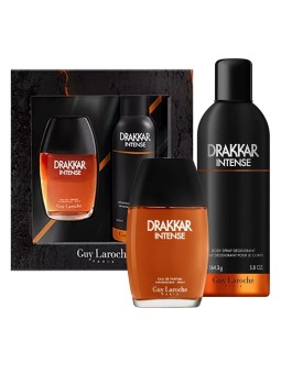 Cofanetto Guy Laroche: Drakkar Noir Intense Eau De Parfum uomo 100ml + Drakkar Noir Intense Spray Corpo 200ml