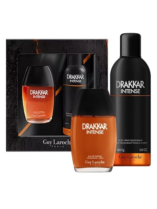 Cofanetto Guy Laroche: Drakkar Noir Intense Eau De Parfum uomo 100ml + Drakkar Noir Intense Spray Corpo 200ml