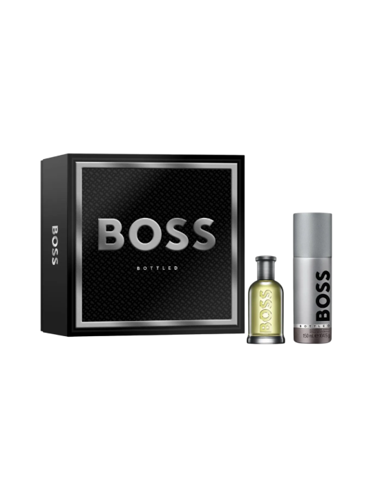 Set Hugo Boss: Boss Bottled Eau De Toilette uomo 50ml + Boss Bottled Deodorant Spray uomo 150ml