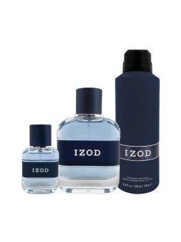 Set Izod: Classic Eau De Toilette uomo 100ml + Classic Eau De Toilette uomo 15ml + Classic Deodorante Spray uomo 200ml