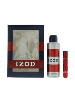 Set Izod: Spray profumato rosso uomo 200ml + Eau de Toilette rosso uomo 15ml