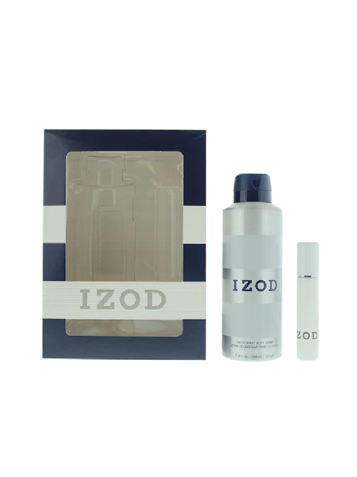 Set Izod: White Eau De Toilette uomo 15ml + White Scented Spray uomo 200ml