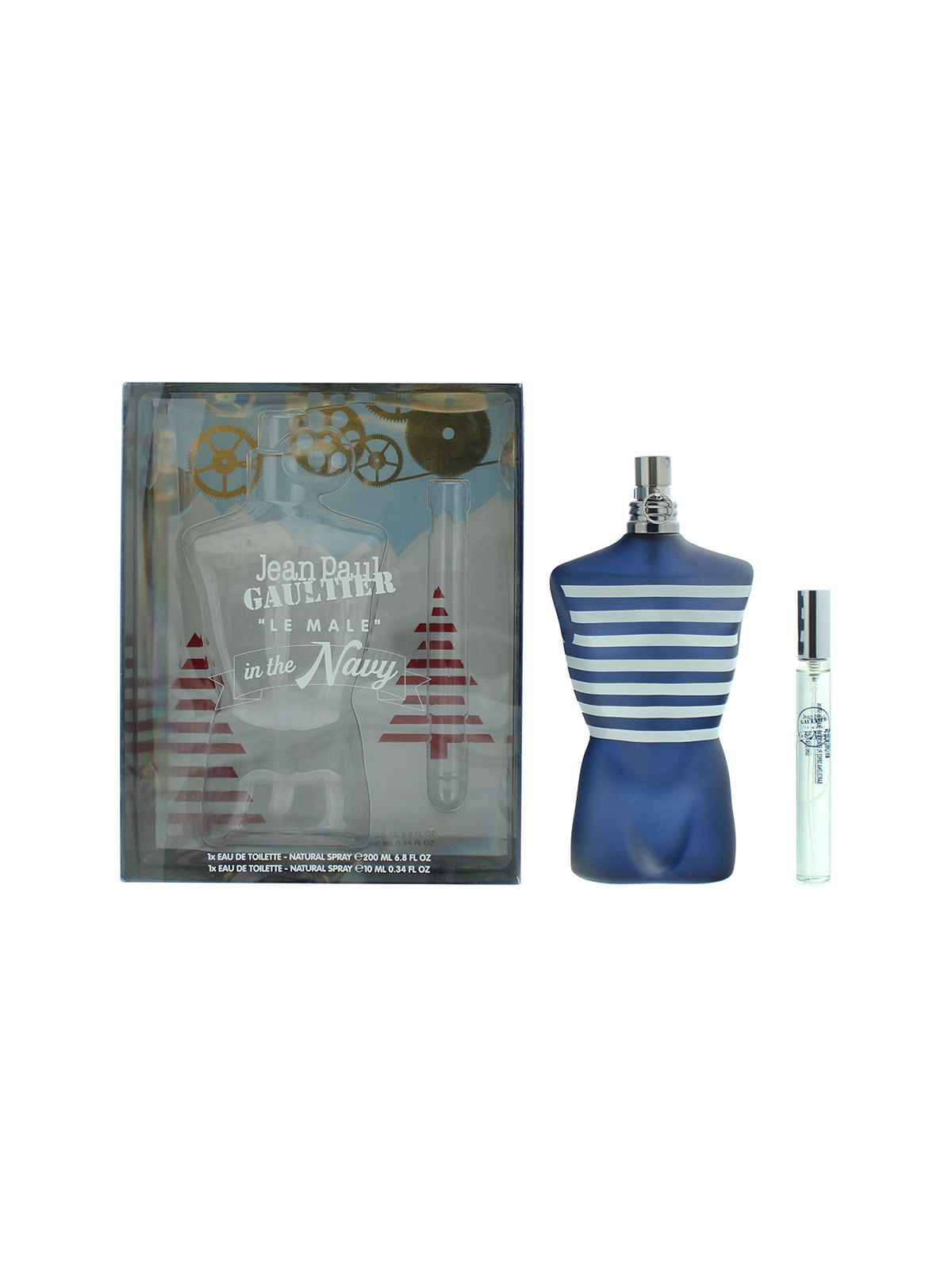 Cofanetto Jean Paul Gaultier: Le Male In The Navy Eau De Toilette uomo 125ml + Le Male In The Navy Eau De Toilette uomo 10ml