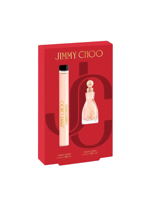 Cofanetto Jimmy Choo: I Want Choo Eau De Parfum donna 10ml + I Want Choo Eau De Parfum donna 45ml Miniatura