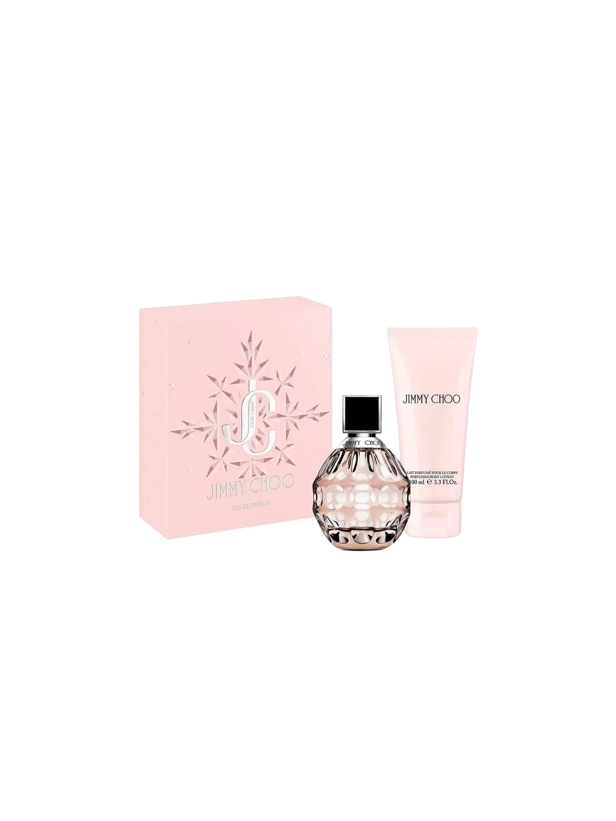 Set Jimmy Choo: Jimmy Choo Eau De Parfum donna 60ml + Jimmy Choo Lozione Corpo Idratante 100ml