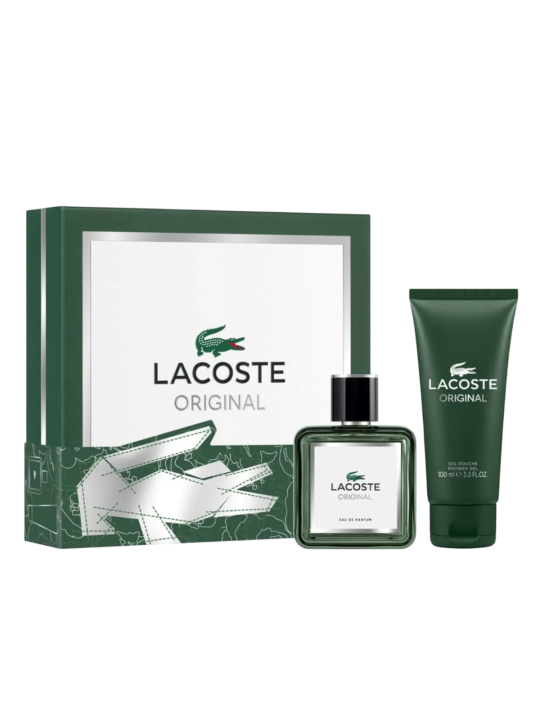 Set Lacoste: Original Eau De Parfum uomo 60ml + Original Cleansing Refreshing Shower Gel 100ml