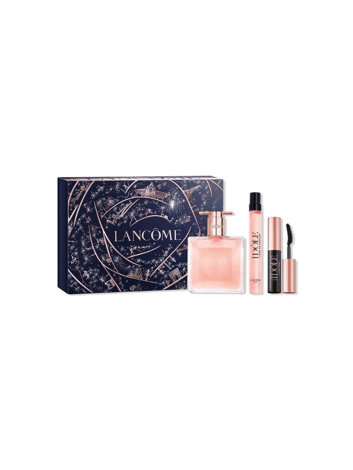 Cofanetto Lancome: Idole Eau De Parfum donna 25ml + Idole Eau De Parfum donna 10ml + Idole Mascara Black 25ml Miniatura