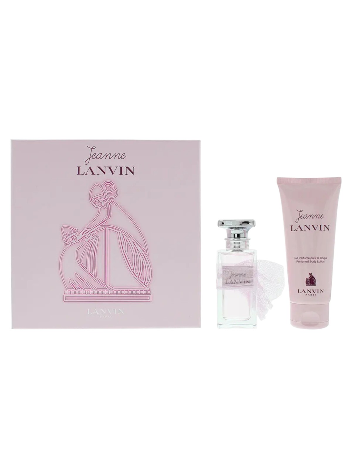 Cofanetto Lanvin: Jeanne Lanvin Eau De Parfum donna 50ml + Jeanne Lanvin Lozione Corpo Pelle Profumata 100ml
