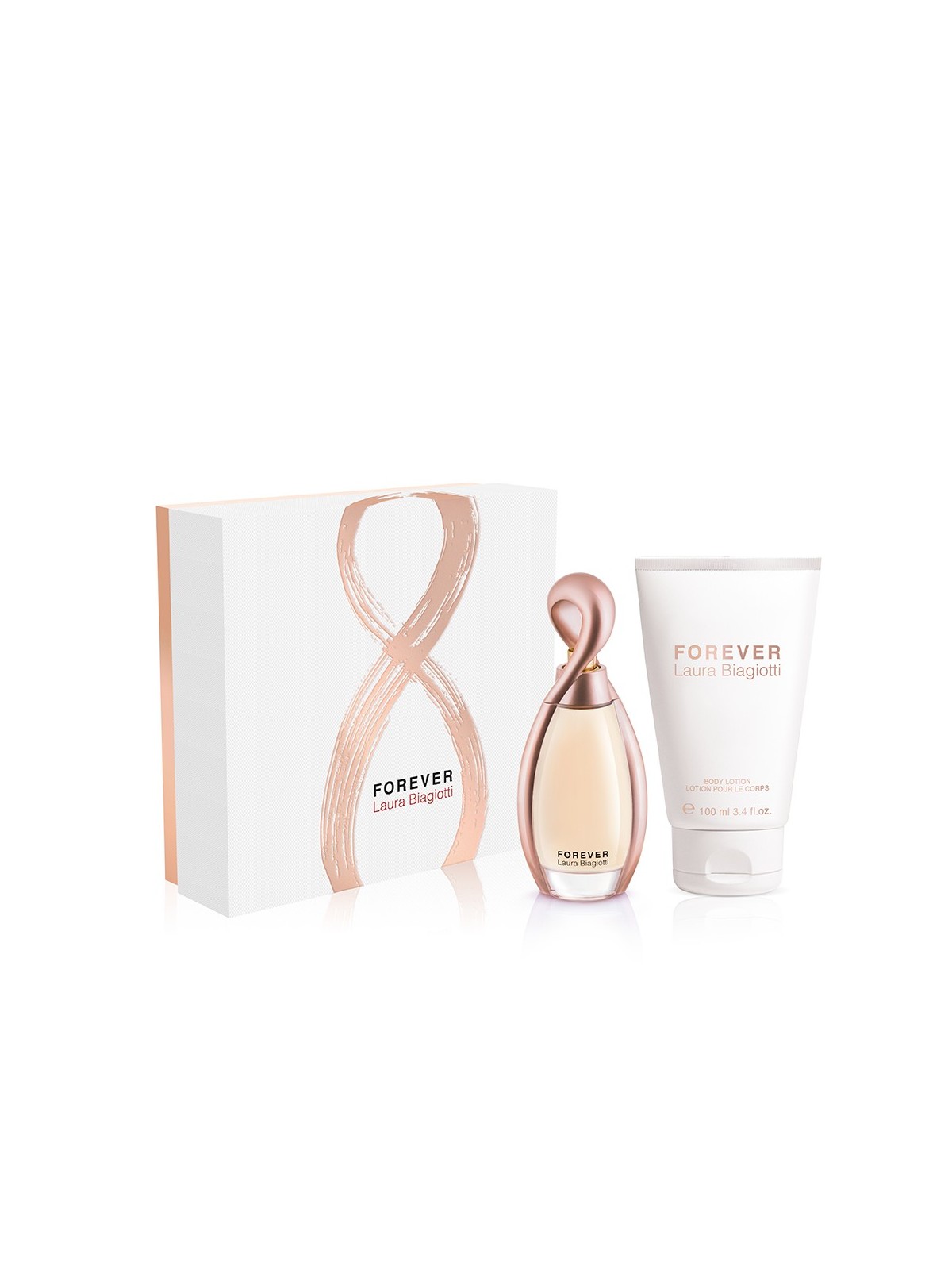 Set Laura Biagiotti: Forever Eau De Parfum donna 60ml + Forever Hydrating Body Cream Body 100ml