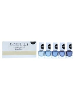 Set di smalti per unghie Mati Blue Ray 5 pezzi da 5ml