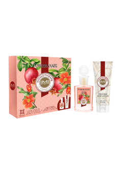 Set Monotema: Eau de Toilette Melograno donna 100ml + Gel doccia detergente al melograno per tutti i tipi di pelle 100ml