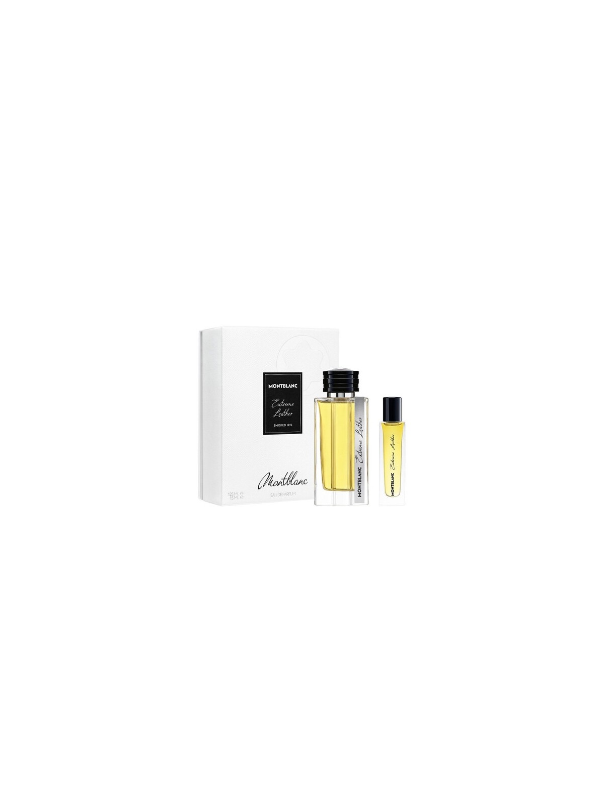 Cofanetto Montblanc: Extreme Leather Eau De Parfum uomo 125ml + Extreme Leather Eau De Parfum uomo 15ml