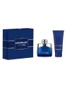 Set Montblanc: Legend Blue Eau De Parfum uomo 50ml + Legend Blue Gel Doccia Detergente Corpo Per Tutti i Tipi di Pelle 100ml