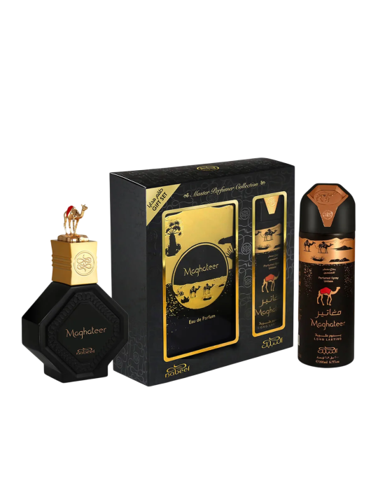 Set Nabeel: Maghateer Eau De Parfum uomo 100ml + Maghateer Deodorante Spray uomo 100ml