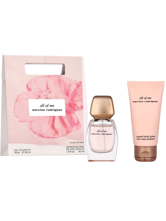 Set Narciso Rodriguez: All Of Me Eau De Parfum donna 30ml + All Of Me Hydrating Body Lotion 50ml