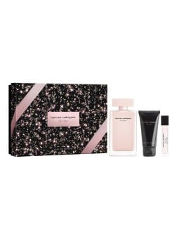 Set Narciso Rodriguez: For Her Eau De Parfum donna 100ml + For Her Hydrating Body Lotion 50ml + For Her Eau De Parfum donna 10ml