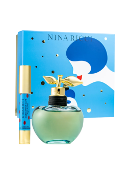 Set Nina Ricci: Luna Eau De Toilette donna 80ml + Rossetto Jumbo Matte Cream Fucsia 25 g