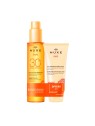 Set Nuxe: Olio abbronzante anti-età Sun SPF 30 150ml + Lozione doposole rinfrescante Sun 100ml