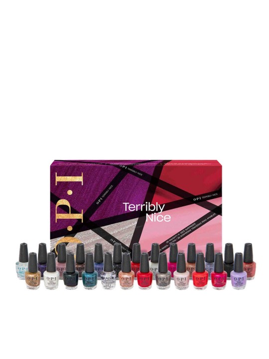 Set di trucchi Opi Terribly Nice - Calendario dell'Avvento 25 pezzi