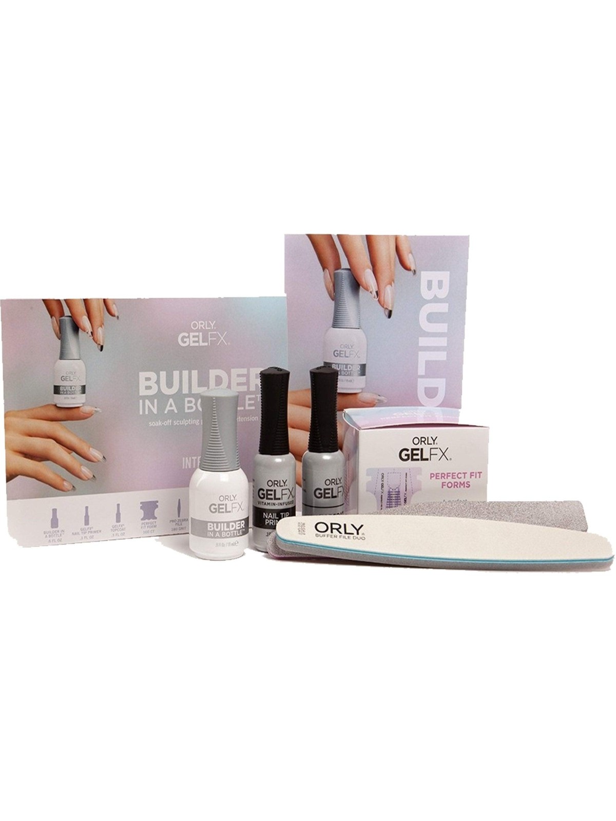 Set Orly Gelfx Builder In A Bottle Kit Smalto semipermanente per unghie 8 pezzi g