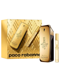 Cofanetto Paco Rabanne: 1 Million Eau De Toilette uomo 100ml + 1 Million Eau De Toilette uomo 10ml