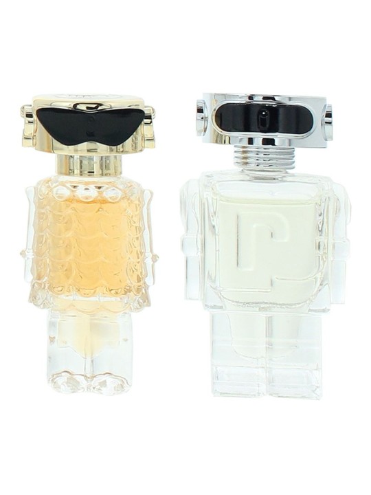 Set Paco Rabanne: Fame Eau De Parfum donna 4ml Miniatura + Phantom Eau De Toilette uomo 4ml Miniatura