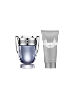 Set Paco Rabanne: Invictus Eau De Toilette uomo 100ml + Invictus All Over Shower Gel & Shampoo 2-In-1 100ml