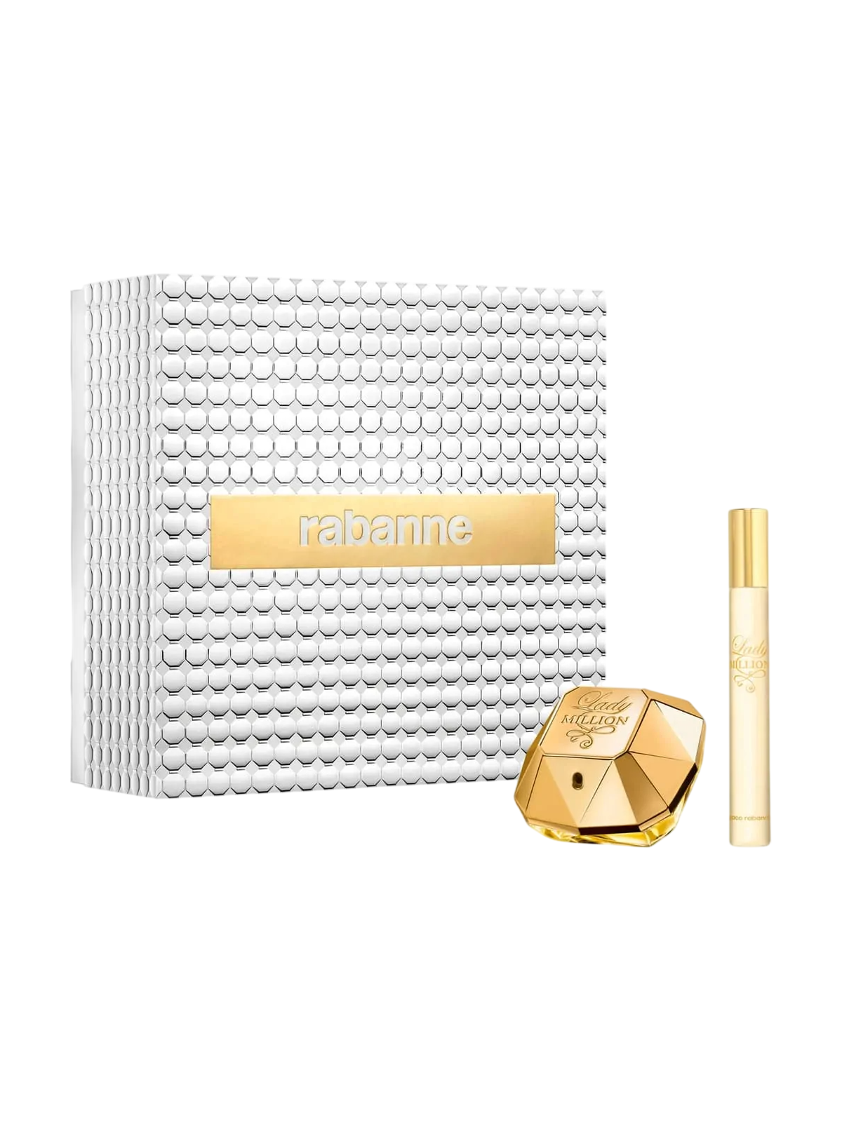 Cofanetto Paco Rabanne: Lady Million Eau De Parfum donna 50ml + Lady Million Eau De Parfum donna 10ml