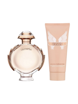 Cofanetto Paco Rabanne: Olympea Eau De Parfum donna 50ml + Olympea Body Lotion 100ml