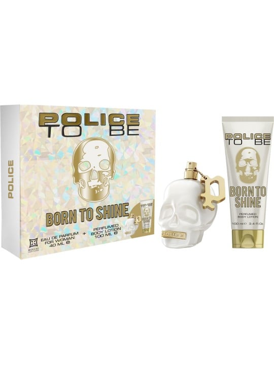 Set Police: To Be Born To Shine Eau De Parfum donna 40ml + To Be Born To Shine Hydrating Body Lotion 100ml