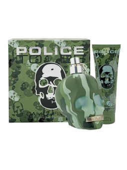 Set Police: To Be Camouflage Eau De Toilette uomo 75ml + To Be Camouflage Hydrating Body Lotion 100ml