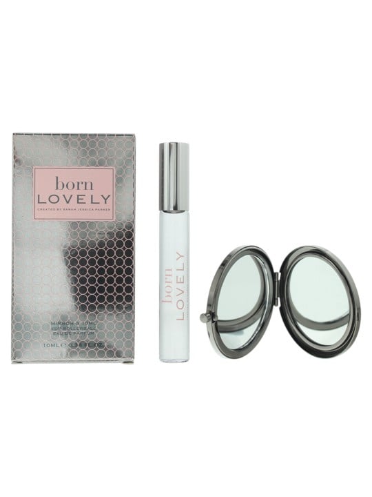 Set Sarah Jessica Parker: Born Lovely Eau De Parfum donna 10ml Miniatura + Specchietto compatto
