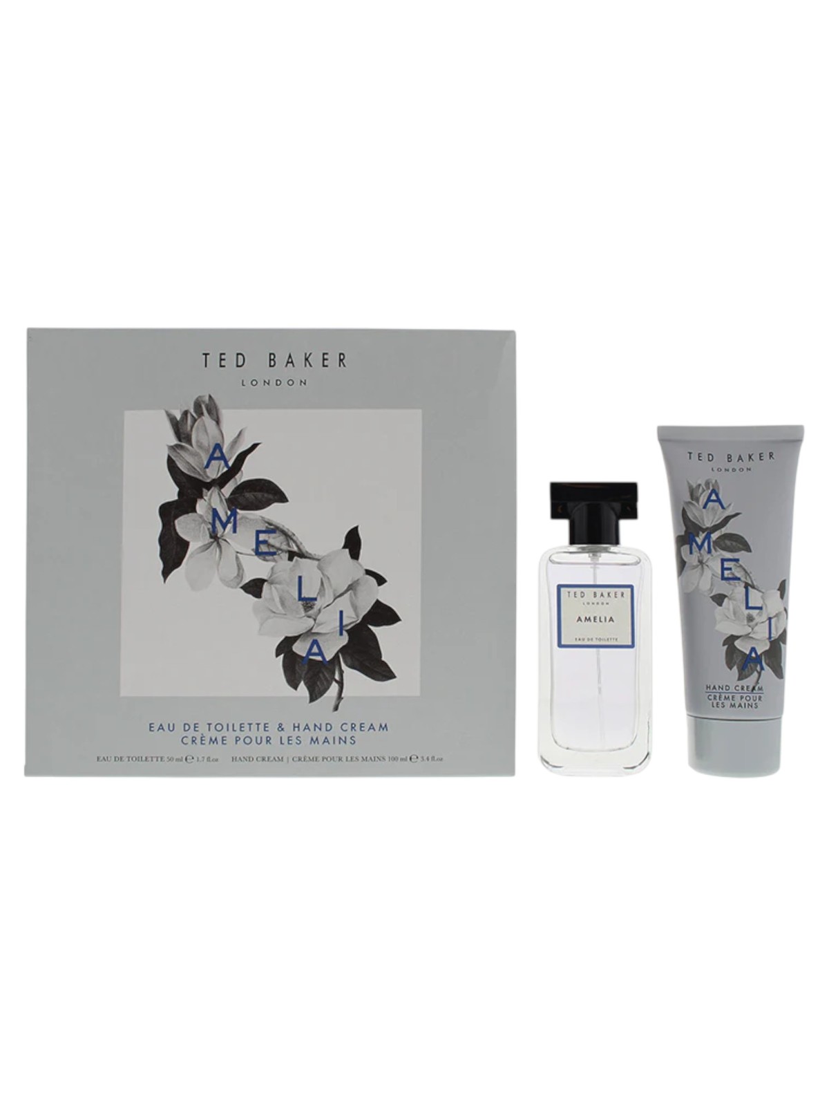 Set Ted Baker: Amelia Eau De Toilette donna 50ml + Amelia Crema Mani Idratante 100ml