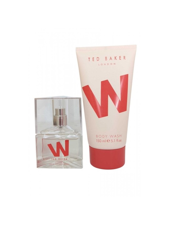 Set Ted Baker: W Eau De Toilette donna 30ml + W Gel Doccia Detergente per Tutto il Corpo (Tutti i Tipi di Pelle) 150ml