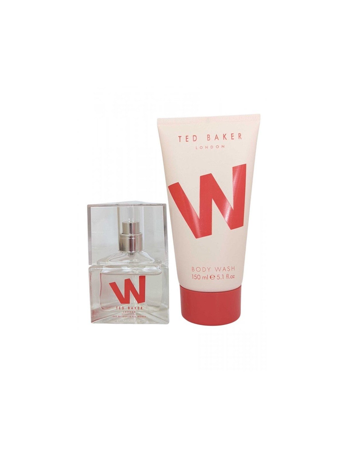Set Ted Baker: W Eau De Toilette donna 30ml + W Gel Doccia Detergente per Tutto il Corpo (Tutti i Tipi di Pelle) 150ml