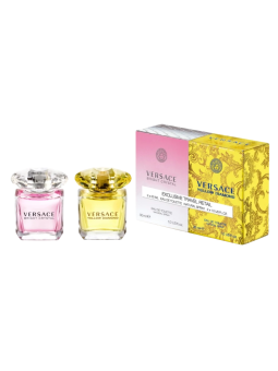 Cofanetto Versace: Bright Crystal Eau De Toilette donna 30ml + Yellow Diamond Eau De Toilette donna 30ml